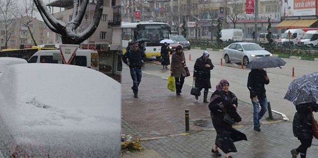 Bursa'da kar başladı, yetkililer uyardı
