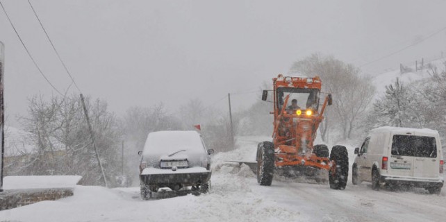 Bursa’da 55 köy yolu kapalı