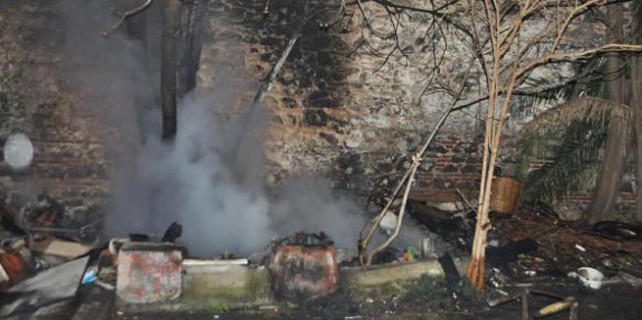 Yangında yanarak feci şekilde can verdi!