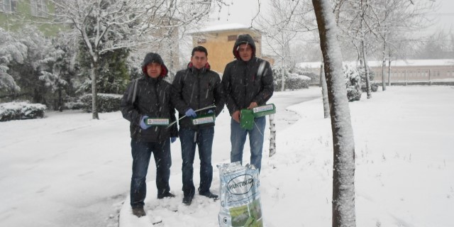 Hayvanlar için 24 saat kar nöbeti