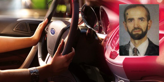 Direksiyon başında kalbine yenildi!