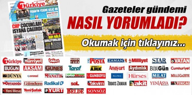 Gazeteler Türkiye ve Bursa gündemini nasıl yorumladı?