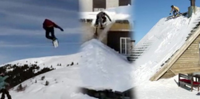 Uludağ'da adrenalin dolu dakikalar...