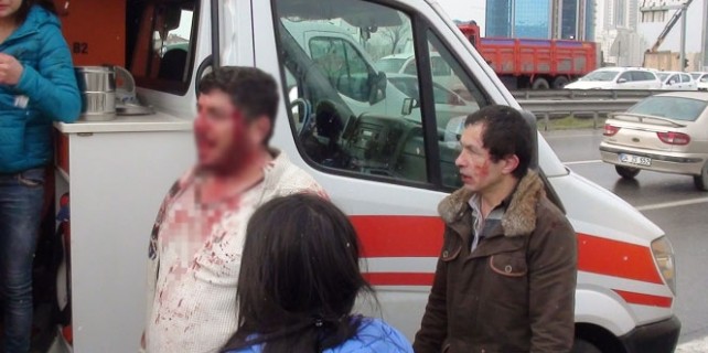 Şoke eden olay! Otoyolda kan gövdeyi götürdü