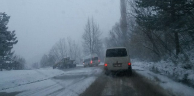 Bursa'da kar fırtınası!