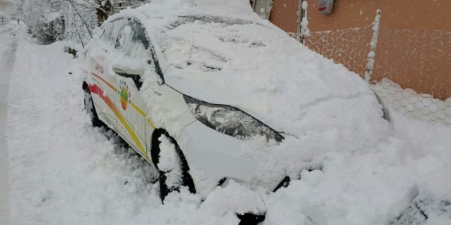 Bursagaz’ın saha faaliyetlerine kar engeli