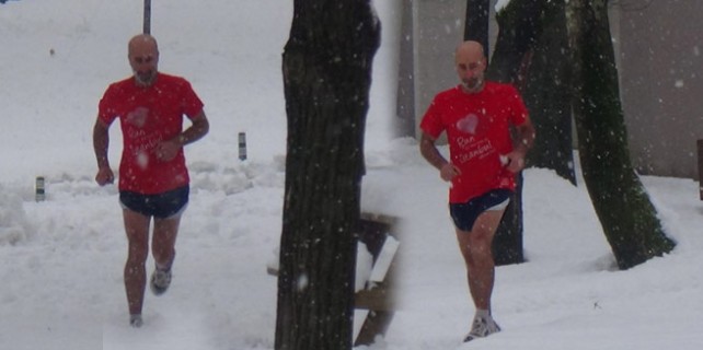 Şampiyon atlet kara meydan okuyor