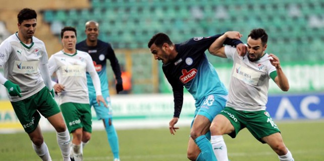 Bursasporlu futbolcular üzgün...