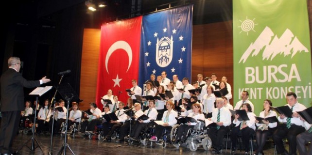 Engellilerden muhteşem konser