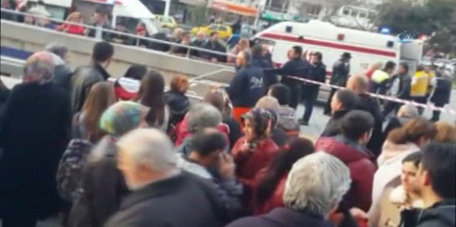 Metroda merdiven dehşeti!