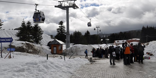 Teleferiğe sis ve lodos engeli