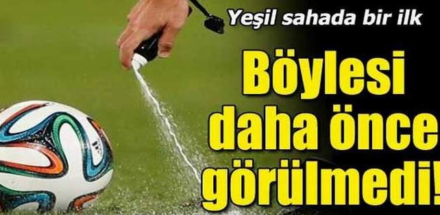 Yeşil sahada bir ilk..Daha önce böylesi olmamıştı