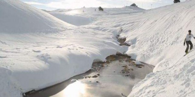 Uludağ'da snowboard çılgınlığı