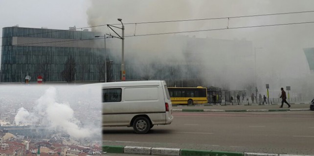 Yangın değil, duman paniği