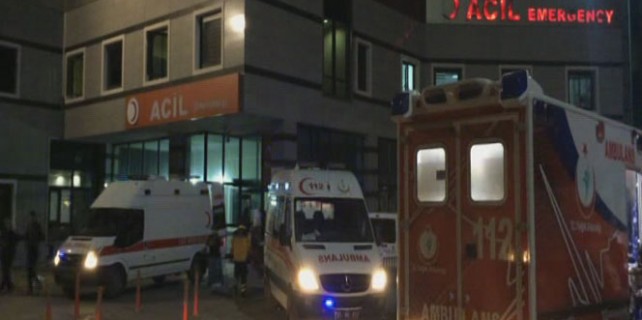 Hastanede korkutan yangın