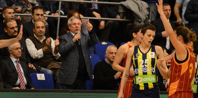 Aziz Yıldırım sinirlenince mikrofonu eline aldı...