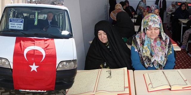 Hayırseverden taşımalı Kur'an kursu