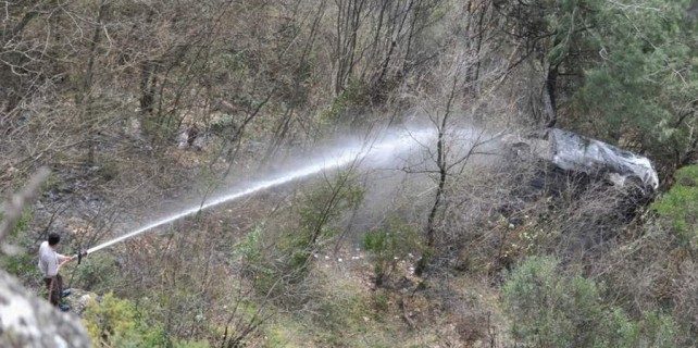 Uçurumda inanılmaz kurtuluş