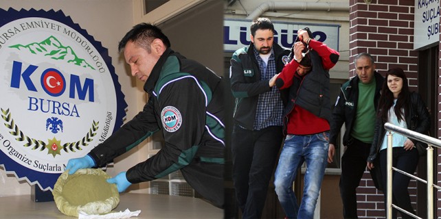 Bursa polisinden uyuşturucu operasyonu