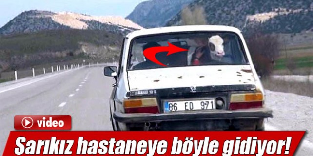 Sarıkız doktora böyle gidiyor