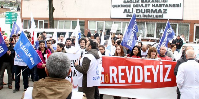 İş bırakan doktorlara hastalardan tepki