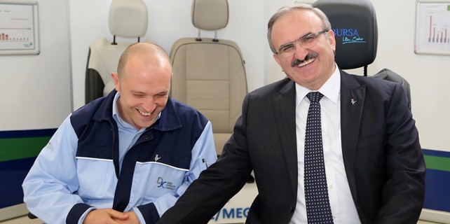 Karaloğlu’ndan kocaman yürekli adama ziyaret