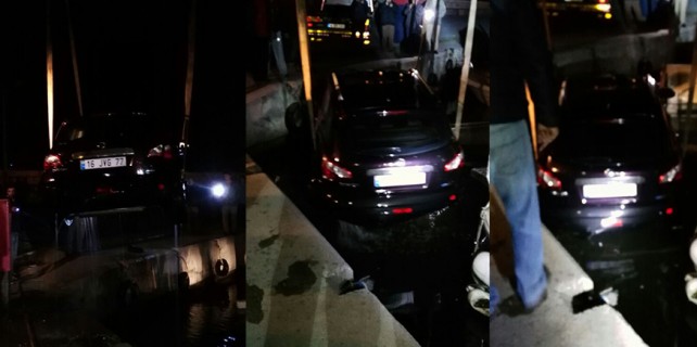 Denize uçan jipte can pazarı