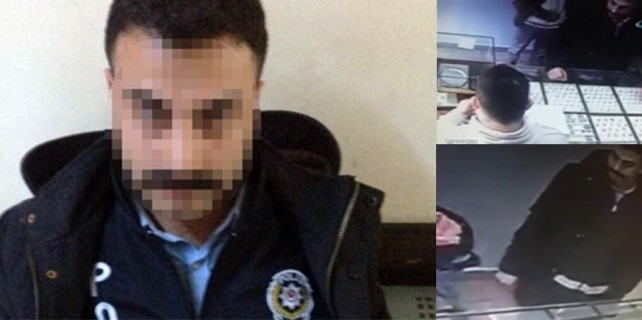 Polis yeleği ile böyle dolandırdı!