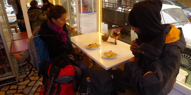 Bir kahve molası verdiler sonra...