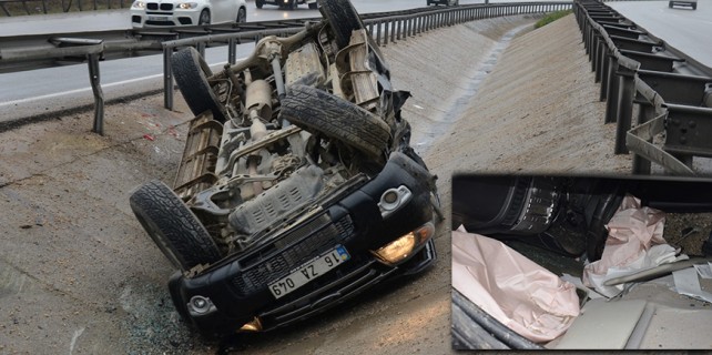 Hava yastığı hayatını kurtardı