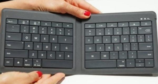 Microsoft'tan katlanan klavye
