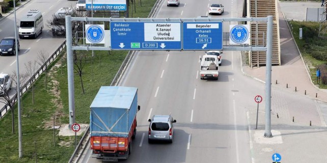 Bursa'da yollar akıllanıyor