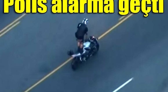 Polisi harekete geçiren hareket