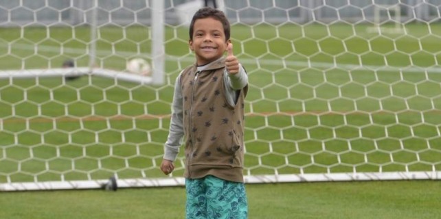 Antrenmanda Fernandao'ya sürpriz misafir