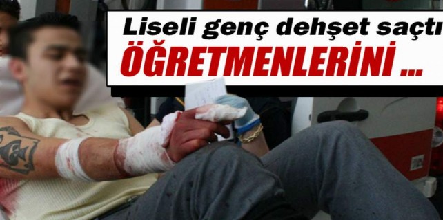 Kırcılar Lisesi'nde dehşet..İki müdür yardımcısını bıçakladı