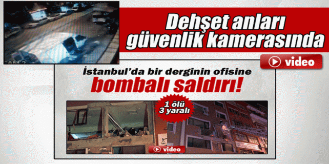 Dergiye yapılan saldırı böyle görüntülendi