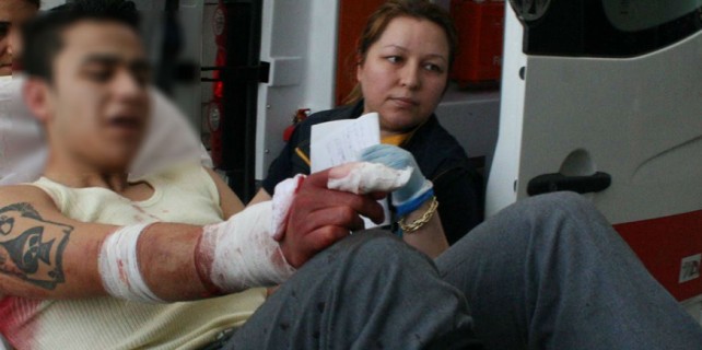 Okulu kana bulayan genç tutuklandı