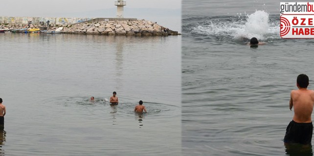 Bursa’da deniz sezonu böyle başladı! (ÖZEL HABER)