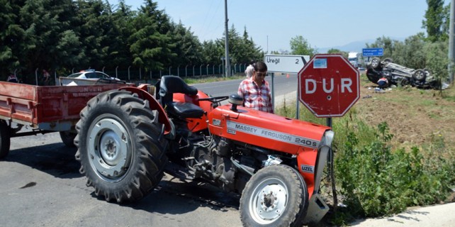 Bursa'da traktör faciası