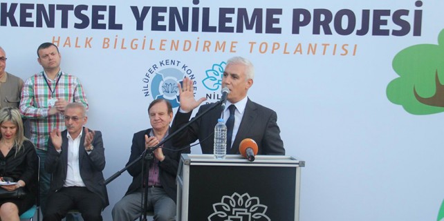 Kentsel dönüşüm Nilüfer’de başlıyor