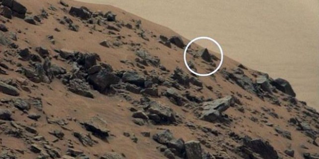 Mars'ta ilginç görüntü