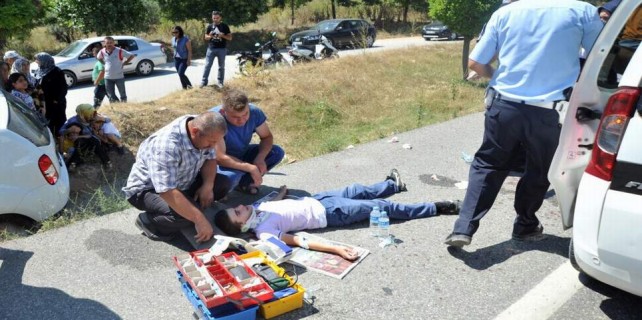 Bursa'da kazada can pazarı