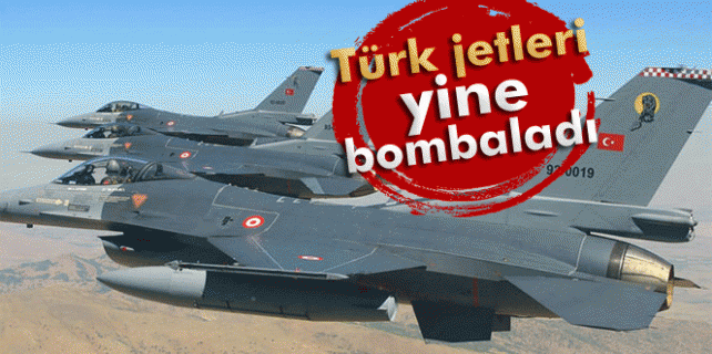 PKK'ya yine bomba yağdırdılar