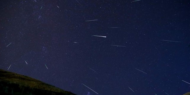 Bursa'da meteor yağmuru