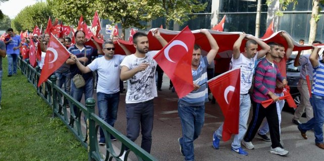 Bursa'da teröre tepki için yürüdüler