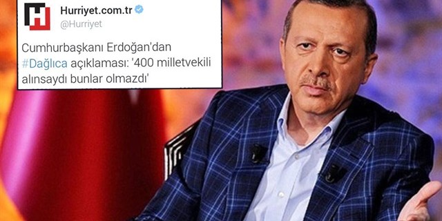 Hürriyet'ten Erdoğan'a 'Dağlıca' saldırısı!
