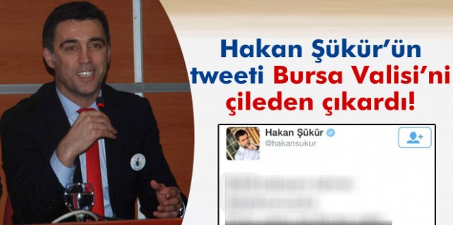 Hakan Şükür'ün işgüzar tweeti Vali Karaloğlu'nu kızdırdı...