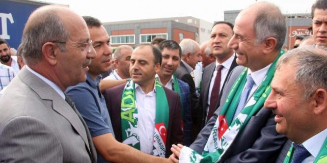 Efkan Ala'ya Bursa'da coşkulu karşılama