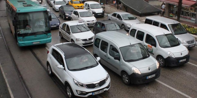 Bursa'da altyapı için trafik ayarı