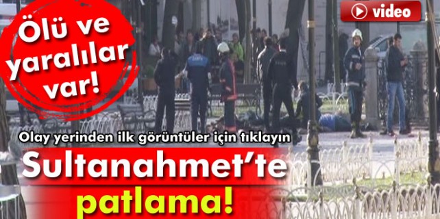 İstanbul'da patlama...İtfaiye ve polis sirenleri